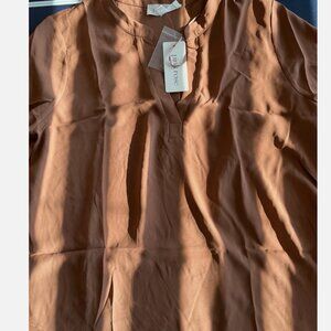 Bulk 5 tops NWT Pink Rose clothing Blouse Light Brown Size